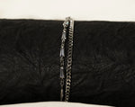Load image into Gallery viewer, Mixed Link Silver Bracelet
