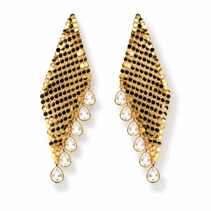 Golden Cascade Earrings