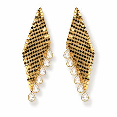 Golden Cascade Earrings