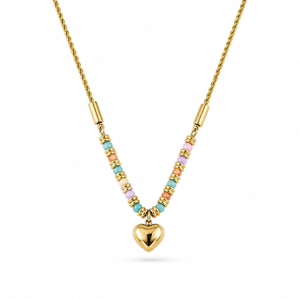 Pastel Love Heart Necklace