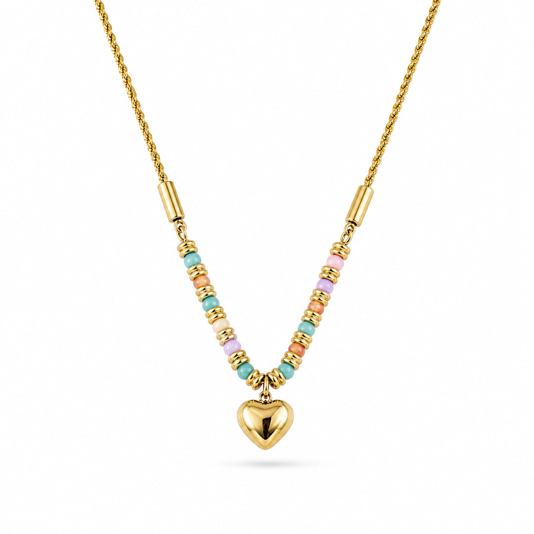 Pastel Love Heart Necklace