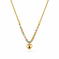 Pastel Love Heart Necklace