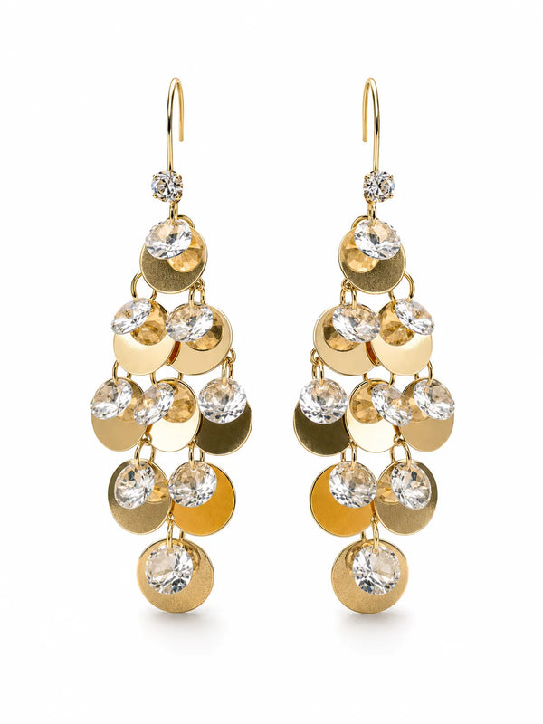 Champagne Cascade Earrings