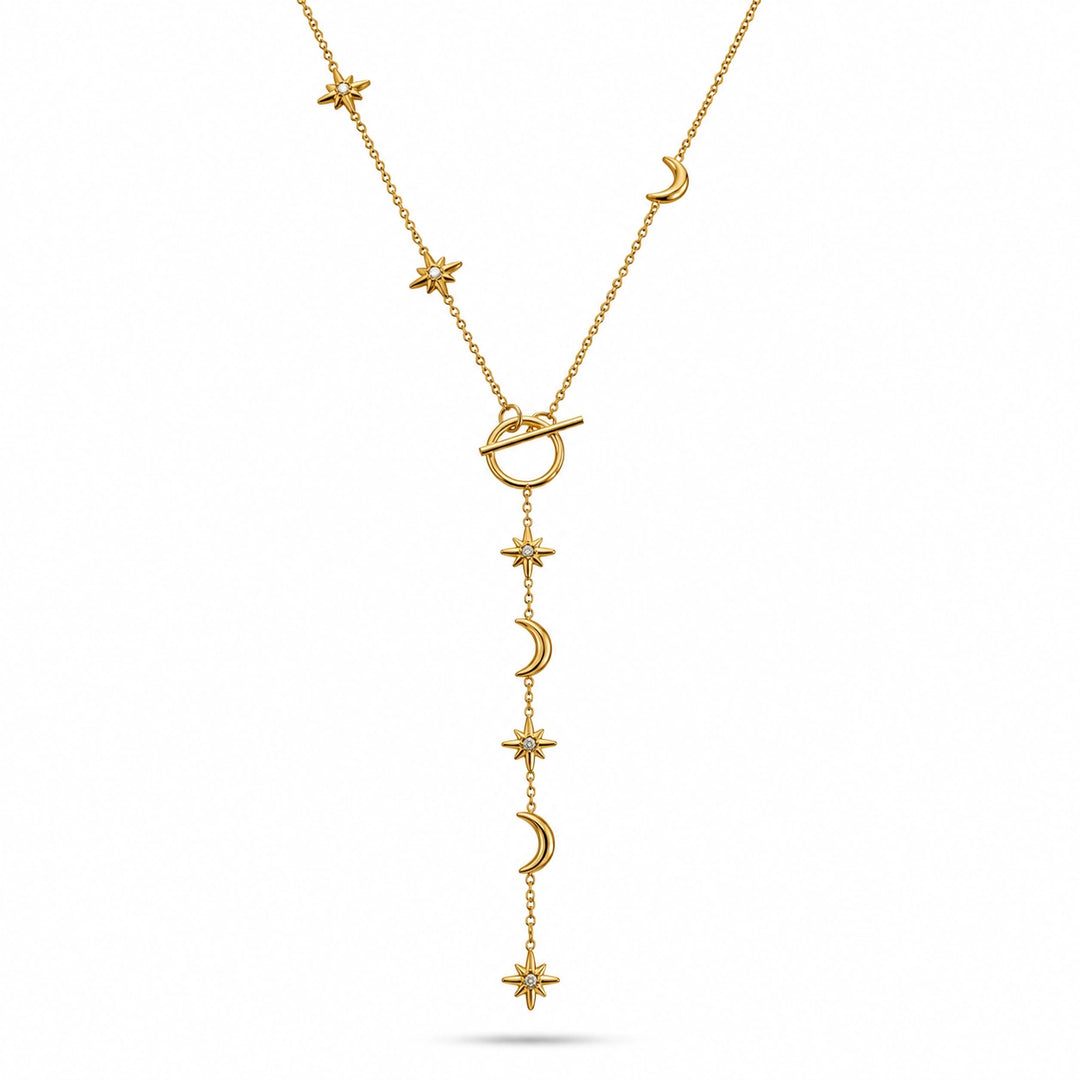 Luna Starfall Lariat Necklace