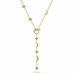 Luna Starfall Lariat Necklace