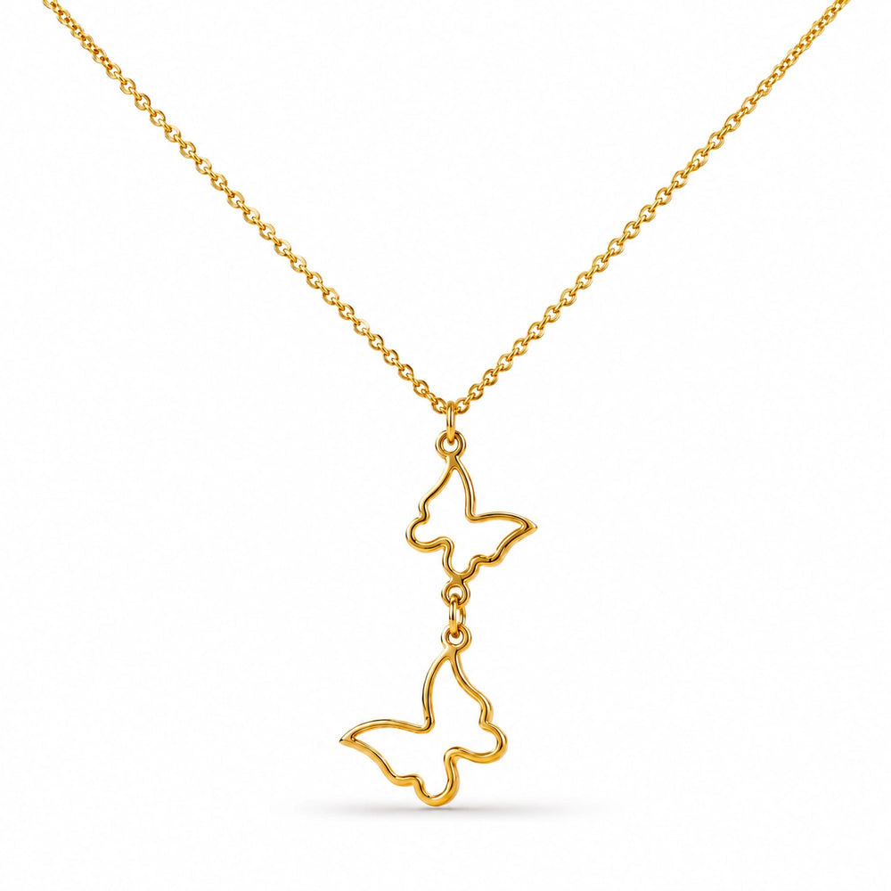 Minimal Butterfly Necklace