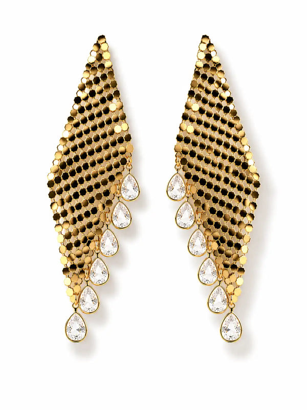 Golden Cascade Earrings