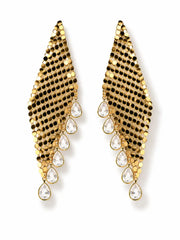 Golden Cascade Earrings