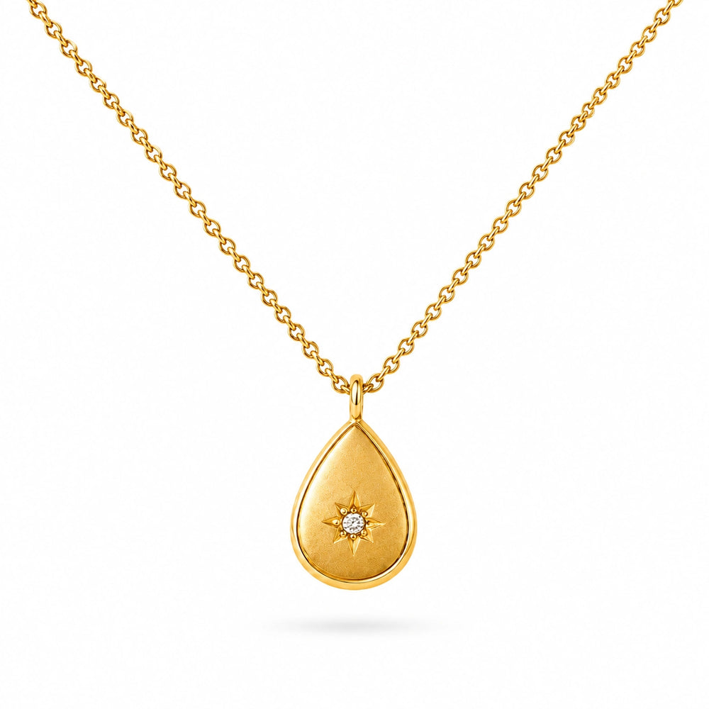 Gold Droplet Necklace