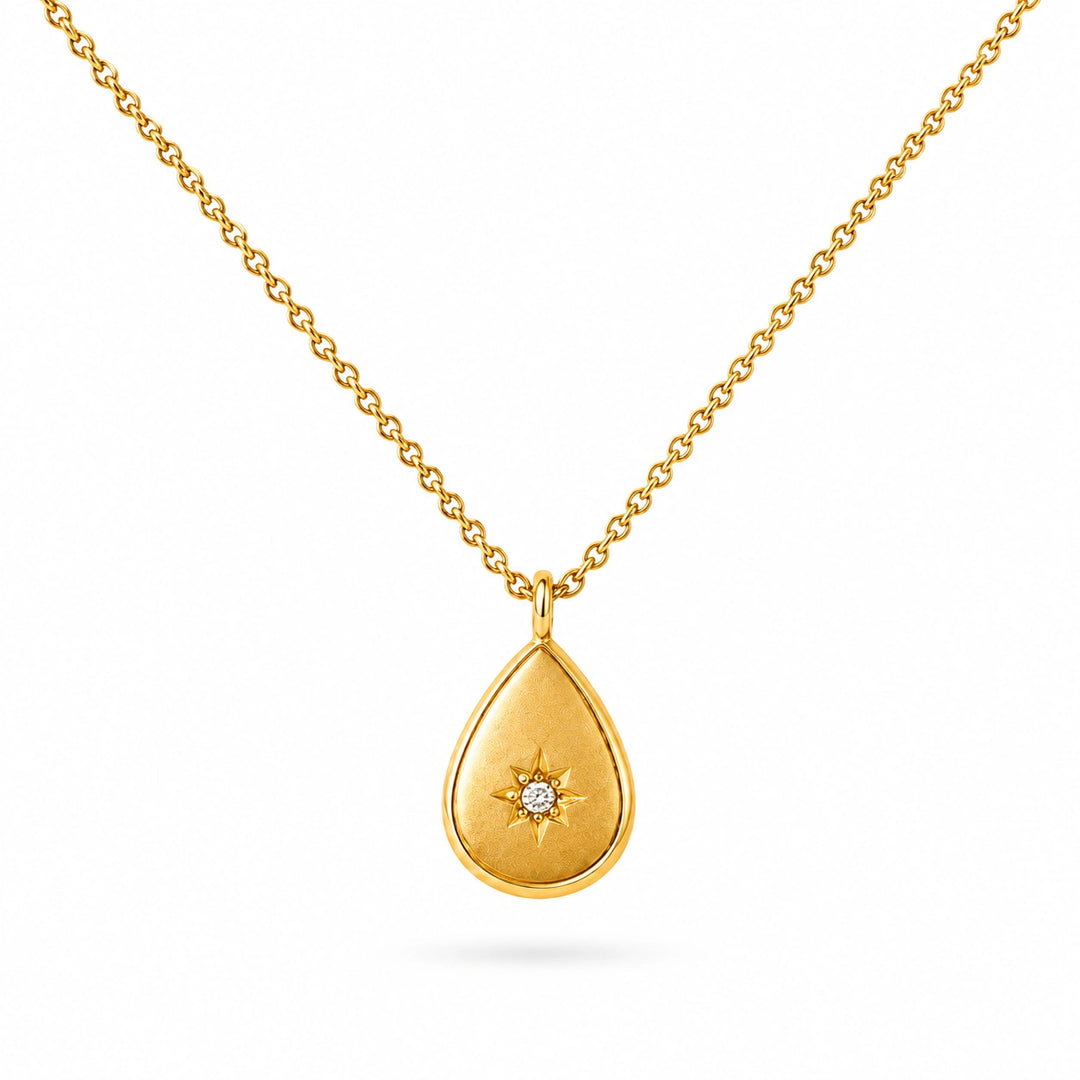 Gold Droplet Necklace