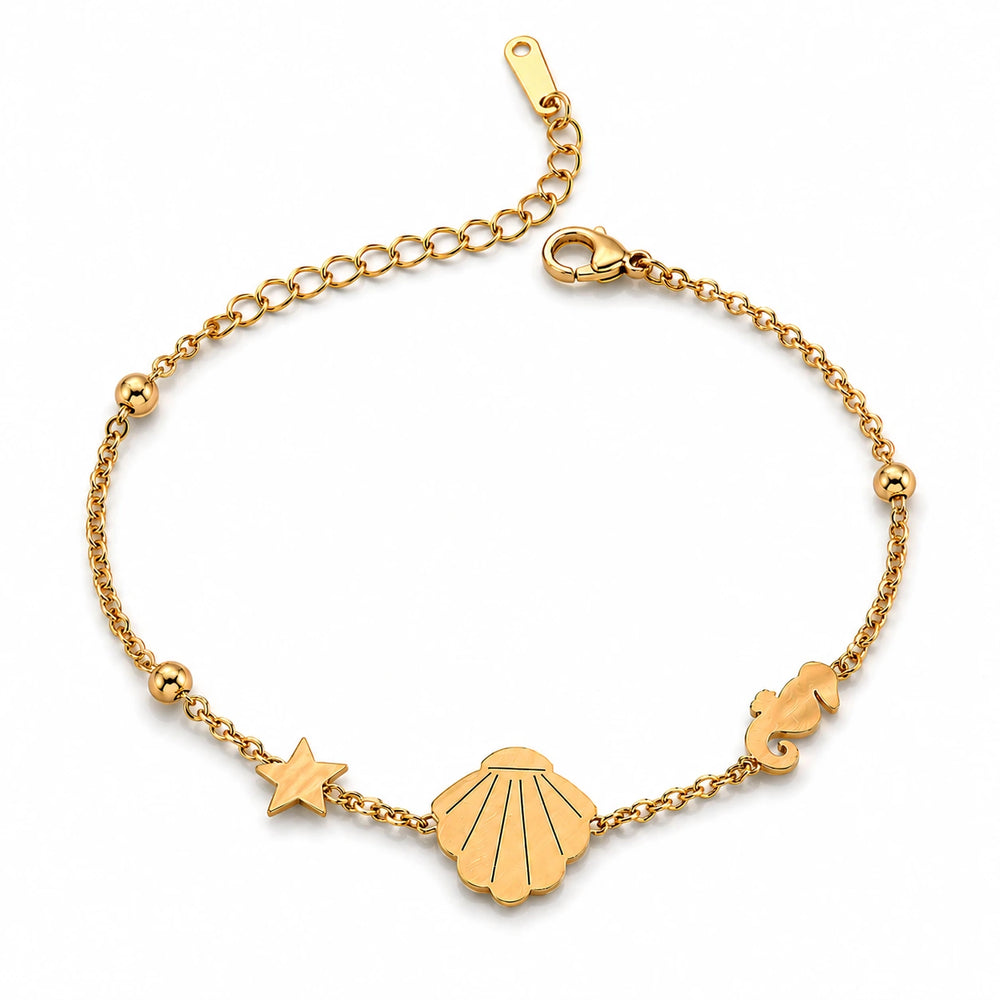 Coastal Charm Gold Bracelet