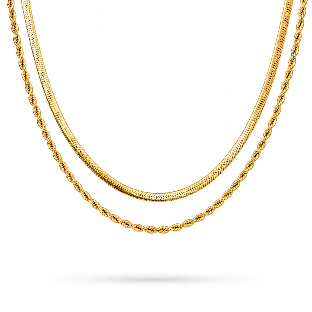 Dual Layer Essential Chain Necklace