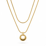 Load image into Gallery viewer, Golden Halo Layered Necklace
