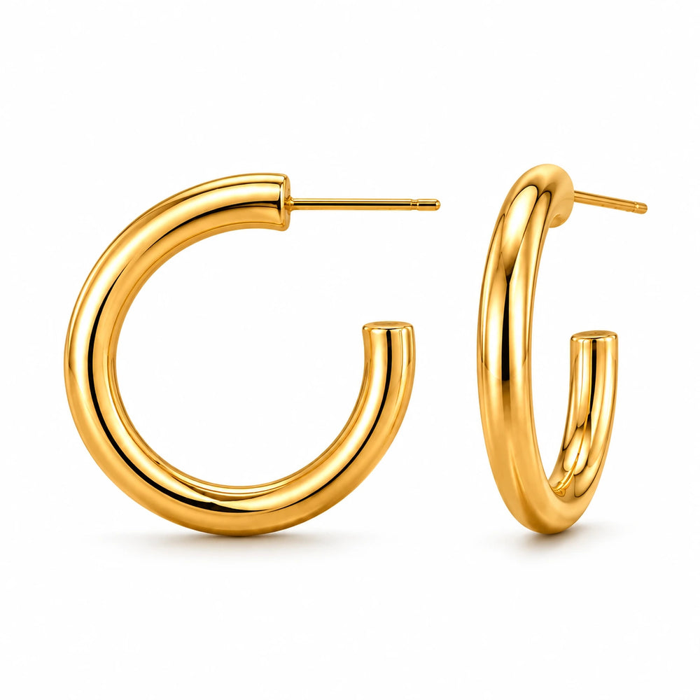 Classic Gold Hoop Earrings
