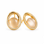 Load image into Gallery viewer, Golden Halo Studs
