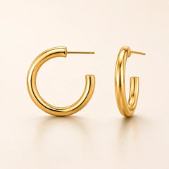 Classic Gold Hoop Earrings