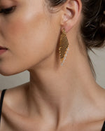 Load image into Gallery viewer, Golden Cascade Earrings
