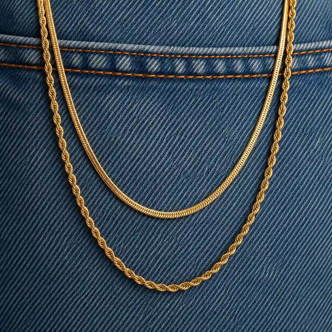 Dual Layer Essential Chain Necklace