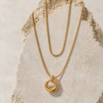 Load image into Gallery viewer, Golden Halo Layered Necklace
