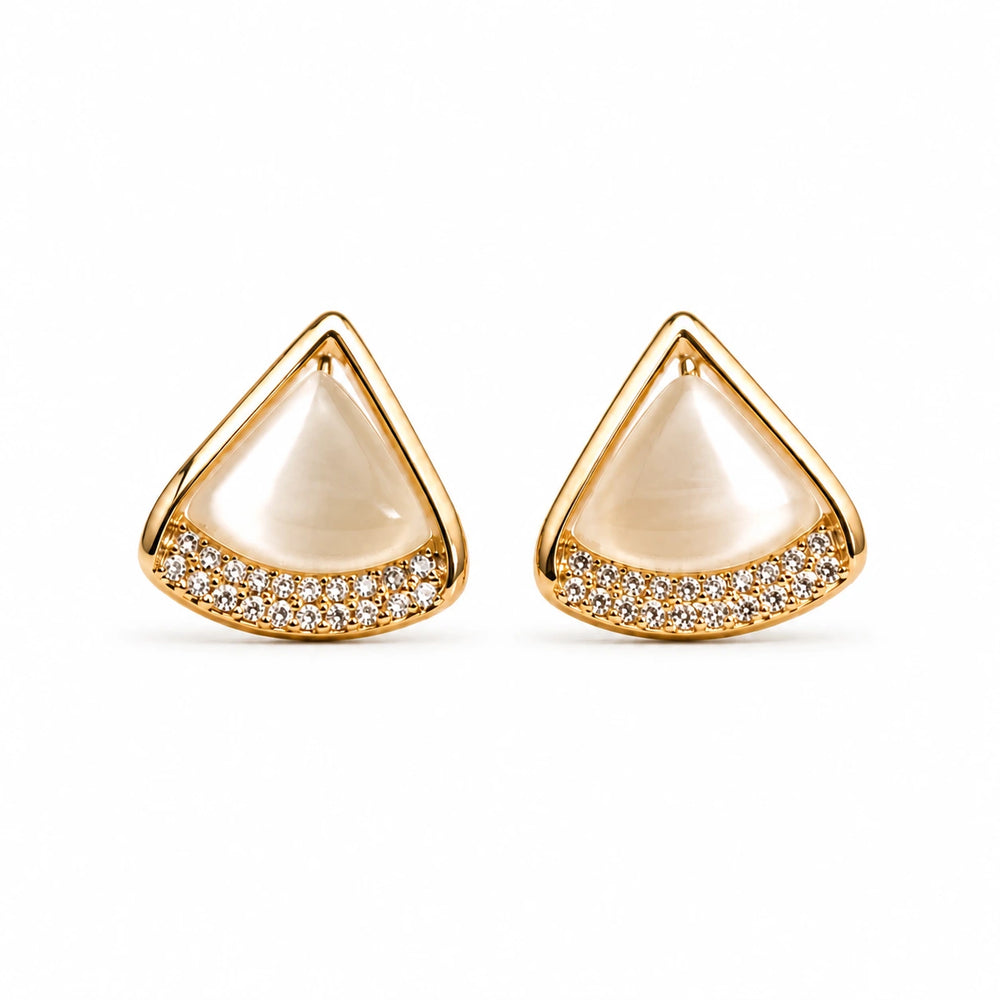 Lumière Triangle Studs