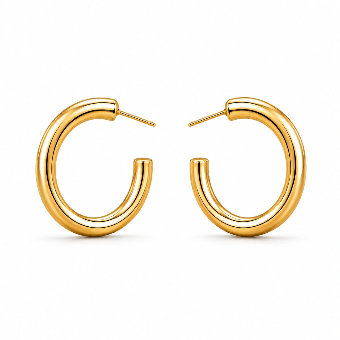 Classic Gold Hoop Earrings
