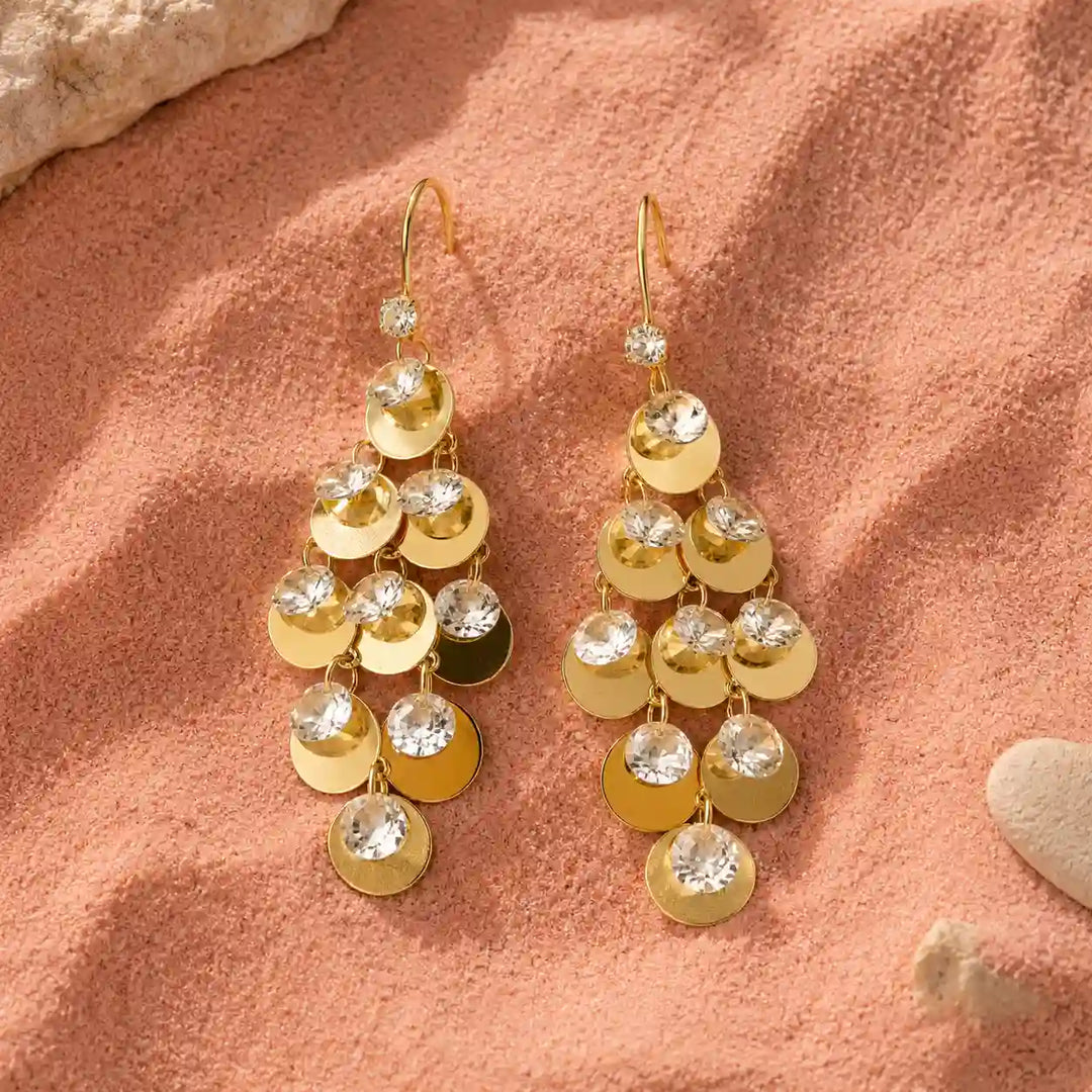 Champagne Cascade Earrings
