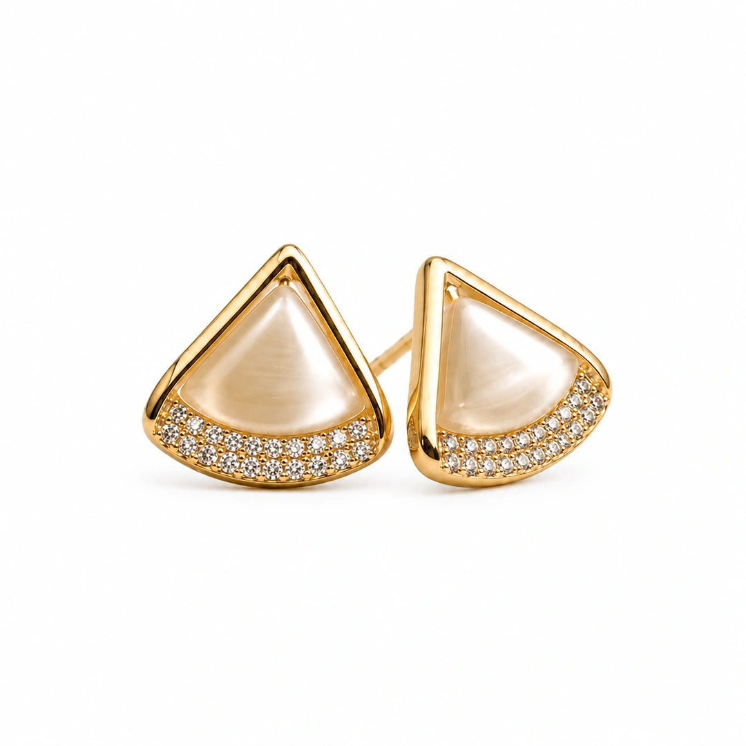 Lumière Triangle Studs