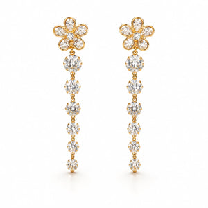 Celestial Bloom Statement Earrings