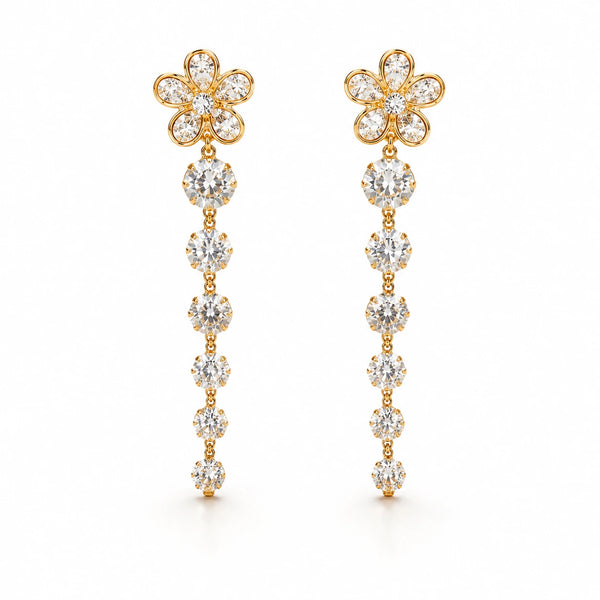 Celestial Bloom Statement Earrings