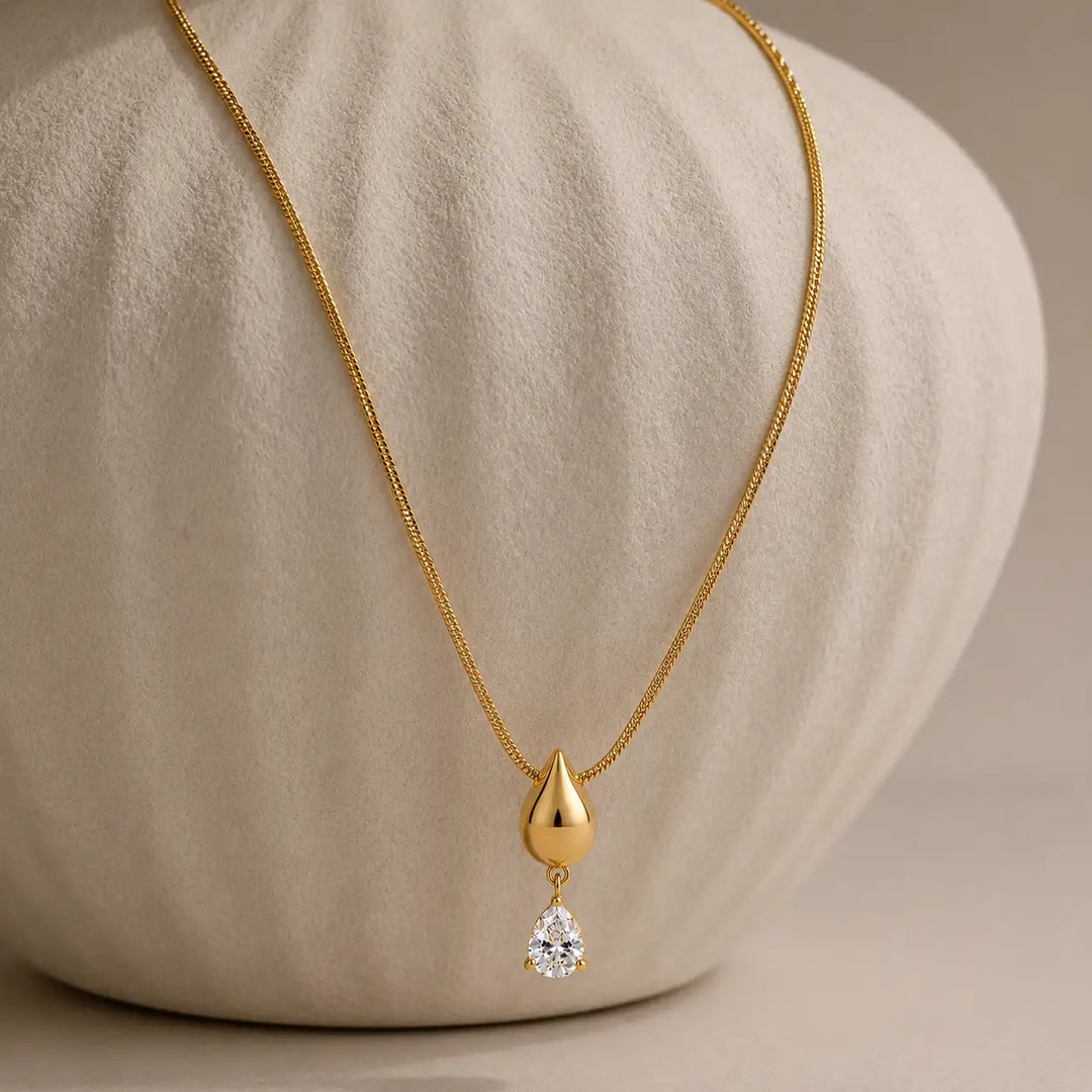 Solara Teardrop Necklace