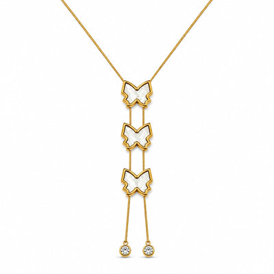 Flutterfall Lariat Necklace