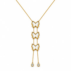 Flutterfall Lariat Necklace