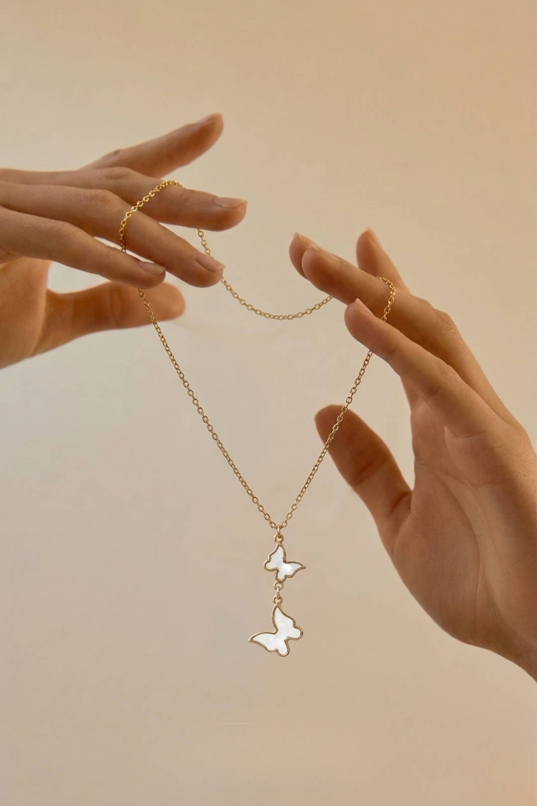 Minimal Butterfly Necklace