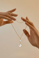 Load image into Gallery viewer, Minimal Butterfly Necklace
