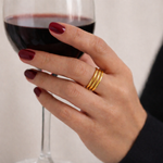 Load image into Gallery viewer, Triora Band Ring
